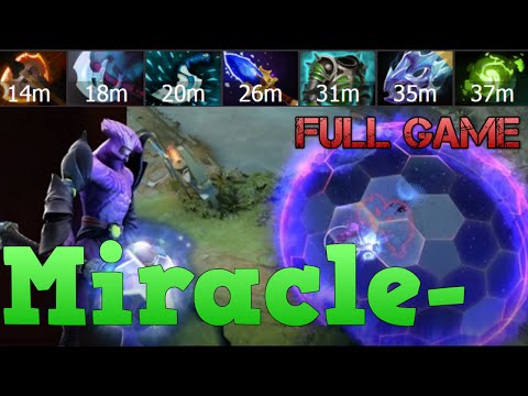 Miracle plays Void #2: Aghanim + Refresher = 35 frags. Full game.