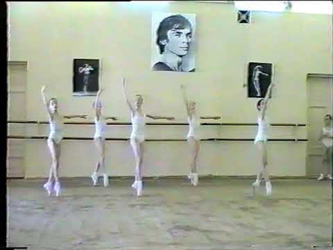 Vaganova, level 2. Five exercises on pointe (exam, 1993)
