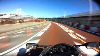 【休日Vlog】【GSX1300R】平日休みなのでこの間交換したLCIマフラー走行音を聞きながら都内をプチツーリング