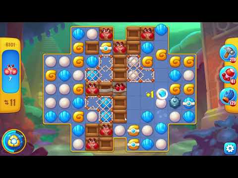 Fishdom 6101 Level - 18 moves - NO BooSTERS