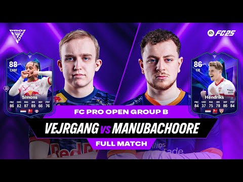 A new chapter in the RIVALRY! | Vejrgang v ManuBachoore | FC Pro Open | Full Match
