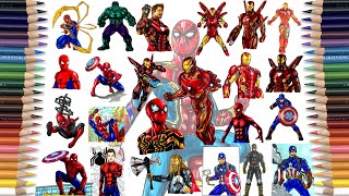 Avengers SUPERHEROES Coloring Pages | All Avengers Coloring Pages In 2021 [NCS Release]