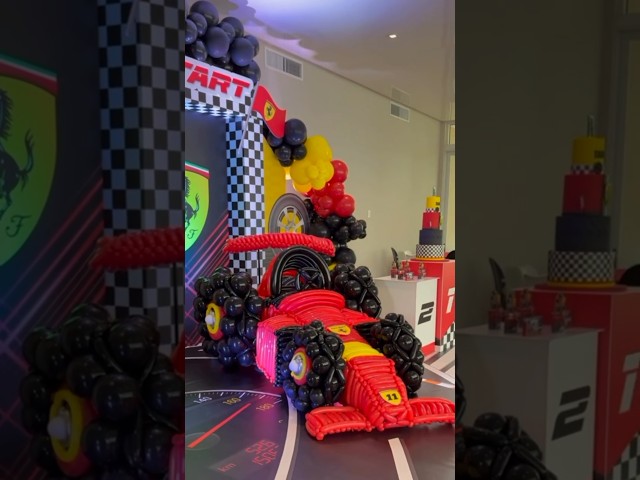 Vídeo relacionado con Globo de látex XXL de balloa en forma de coche de carreras, globo de helio de carreras de autos, globo de aire en forma de auto de Fórmula 1 para fiestas, decoración de fiesta de cumpleaños, regalo