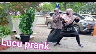 best prank in Indonesia, just for laughing, bushman prank