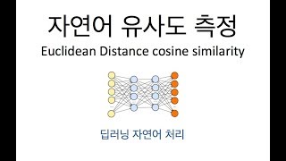자연어처리의 유사도 측정 방법(거리측정, 코사인 유사도)