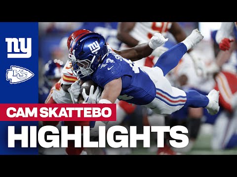 Cam Skattebo Highlights: Best of 121-yard night | New York Giants