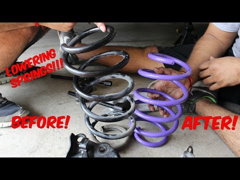D2 Racing Lowering Springs - 2013 Honda Civic