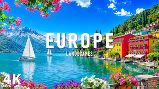 Landscapes Europe 4K • Calm Horizon with Deep Relaxing Music - Relaxation Film