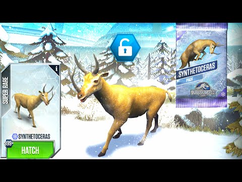SYNTHETOCERAS PACK UNLOCK SYNTHETOCERAS 9999 | JURASSIC WORLD THE GAME