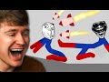 Reacting To CRAZY Stickman Dismounting FAILS