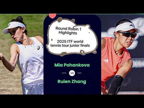 Highlights POHANKOVA vs ZHANG 2025 ITF Junior Final RR1 #tennis #juniortennis #highlights