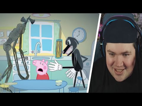 Siren Head has Moved into Peppa's house - Horror Story | REAKTION