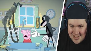 Siren Head has Moved into Peppa's house - Horror Story | REAKTION