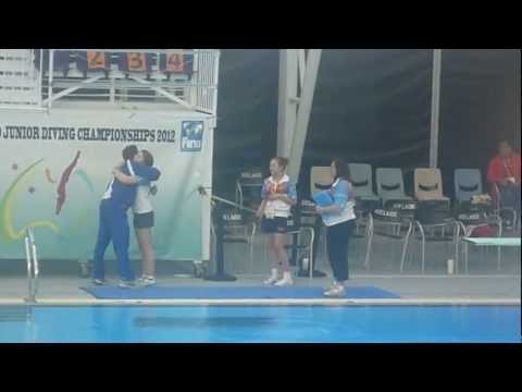 Tom Daley at the World Junior Diving Championships in Adelaide