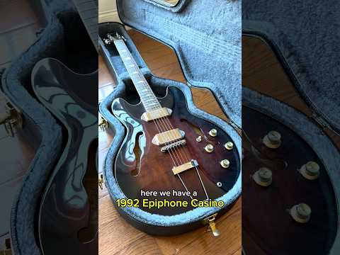 1992 Epiphone Casino Japan Herada Made - Burgundy image 22