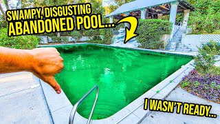 My Dream House's Giant Pool Turned Into A SWAMP...Can I Fix It Myself? | Project Dream House Part 2