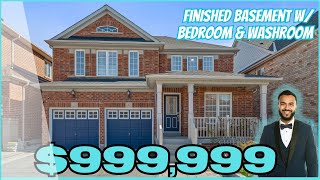Detached House for Sale in Ajax Ontario with Double Car Garage| Ajax Real Estate