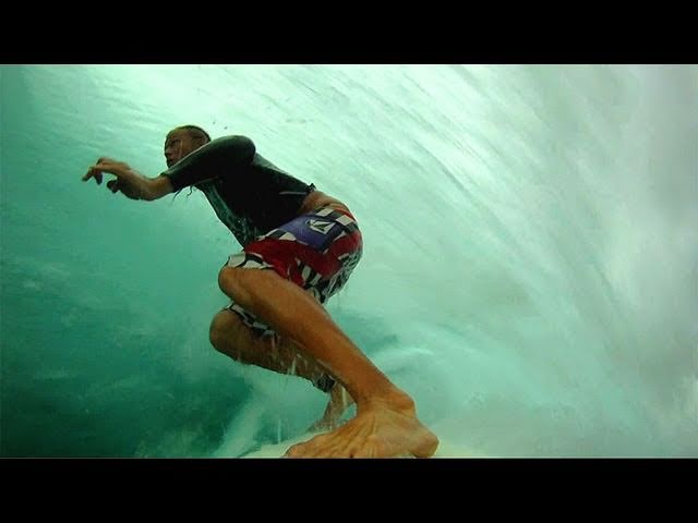 GoPro HD Gavin Beschen surfing in Hawaii