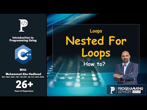 Lesson 49 - Nested  For Loops.