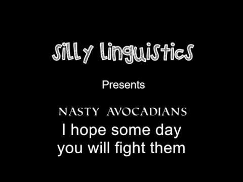 Nasty Avocadians, a parody of Imagine by John Lennon