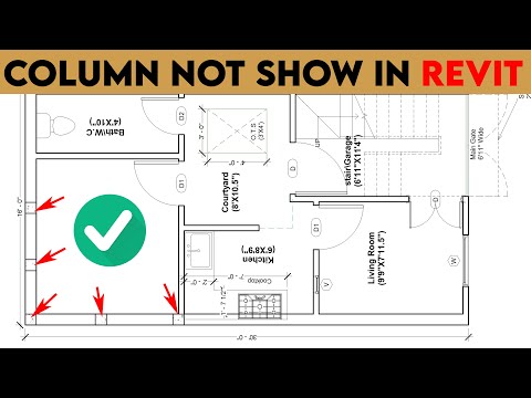 Column not showing in revit tutorials | Revit architecture | Revit Tips and Tricks |
