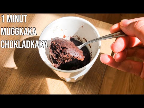 MUGGKAKA PÅ 1 MINUT | Chokladkaka | Mugg cake |
