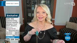 Connie Craig Carroll Jewelry Lyndsey 391/2 Oval Gem Pen...