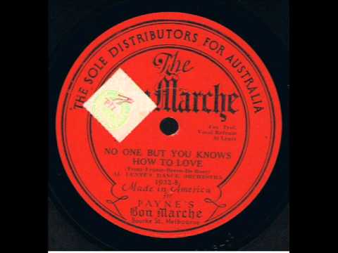 No One But You Knows How To Love : Al Lente and His Orchestra