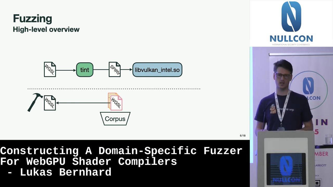 #NullconBerlin2025 | Constructing Domain-Specific Fuzzer for WebGPU Shader Compilers: Lukas Bernhard