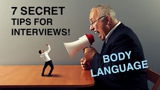 Top 7 Job Interview Tips using Body Language! (+ Jerk Boss Warning!)