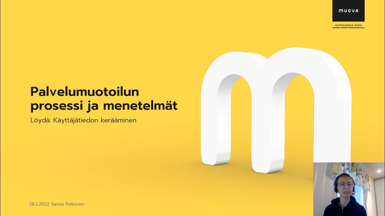 Palvelumuotoilun prosessi ja menetelmät Löydä