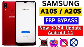 Samsung A10s/A20s Frp Bypass Android 11 New Method Without PC Google Account Remove 2024