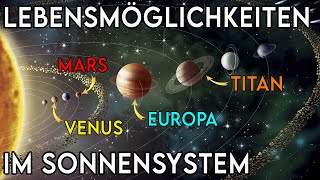 Wo gibt es Leben im Sonnensystem? Venus, Mars, Europa und Titan - eine Analyse