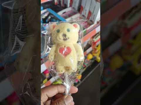 Teddy bear marshmallow lollipop #marshmallow #lollipop #teddybear #bear