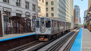 Chicago 'L' Purple Line Express Linden - The Loop ↻ Linden 5000 Series