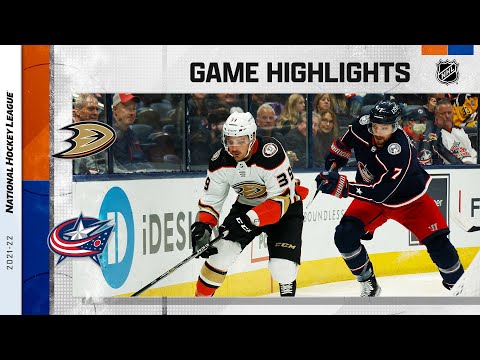 Ducks @ Blue Jackets 12/9/21 | NHL Highlights