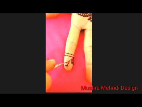 simple mehndi design|| front hand mehndi design|| Musfira Mehndi Design
