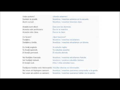 ROMANA SPANIOLA curs de limba 100 lectii + TEXT