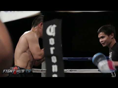 Roman Chocolatito Gonzalez vs. Brian Villoria full video-Villoria complete media workout