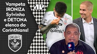 ‘É muito curso da CBF, né?’ Vampeta ironiza Sylvinho e detona elenco do Corinthians