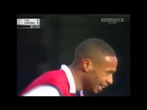 Thierry Henry vs Leicester Away PL 1999/00