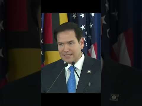 Video | Rubio talks student visas and deporting protestors