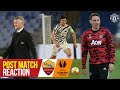 Solskjaer, Maguire & Matic react to reaching Europa League final | A.S. Roma 3-2 Manchester United