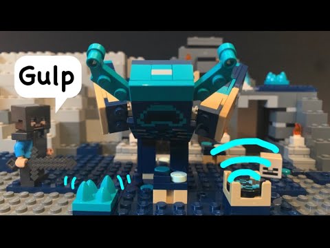 Lego Minecraft stop motion don’t mess with the warden remastered￼