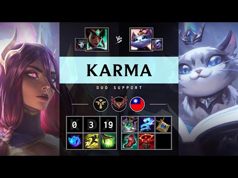 Karma Support vs Yuumi - TW Grandmaster Patch 25.14