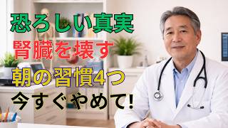 朝の危険習慣が腎臓を壊す！知らないと怖い5つの落とし穴｜高齢者 健康
