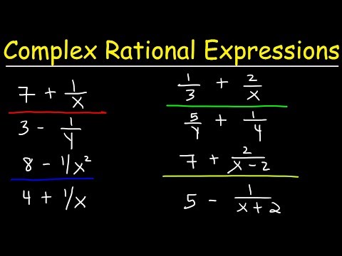 Simplifying Complex Rational Expressions Video