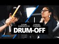 Senri Kawaguchi & Sarah Thawer Drum-Off