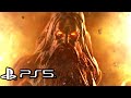 God Of War 3 Remastered PS5 Kratos Vs Zeus Boss Fight Ending 4K 60FPS
