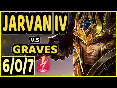 CAOS (JARVAN IV) vs GRAVES - 6/0/7 KDA JUNGLE GAMEPLAY - BR Ranked GRANDMASTER